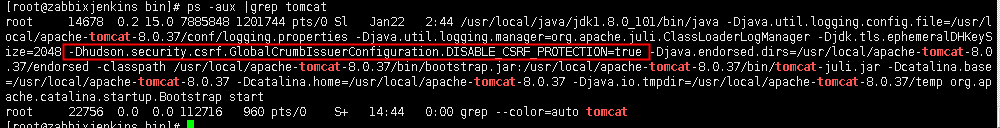 tomcat jenkins升级到2.22*和升级之后执行curl/python/java等返回403报错的解决办法