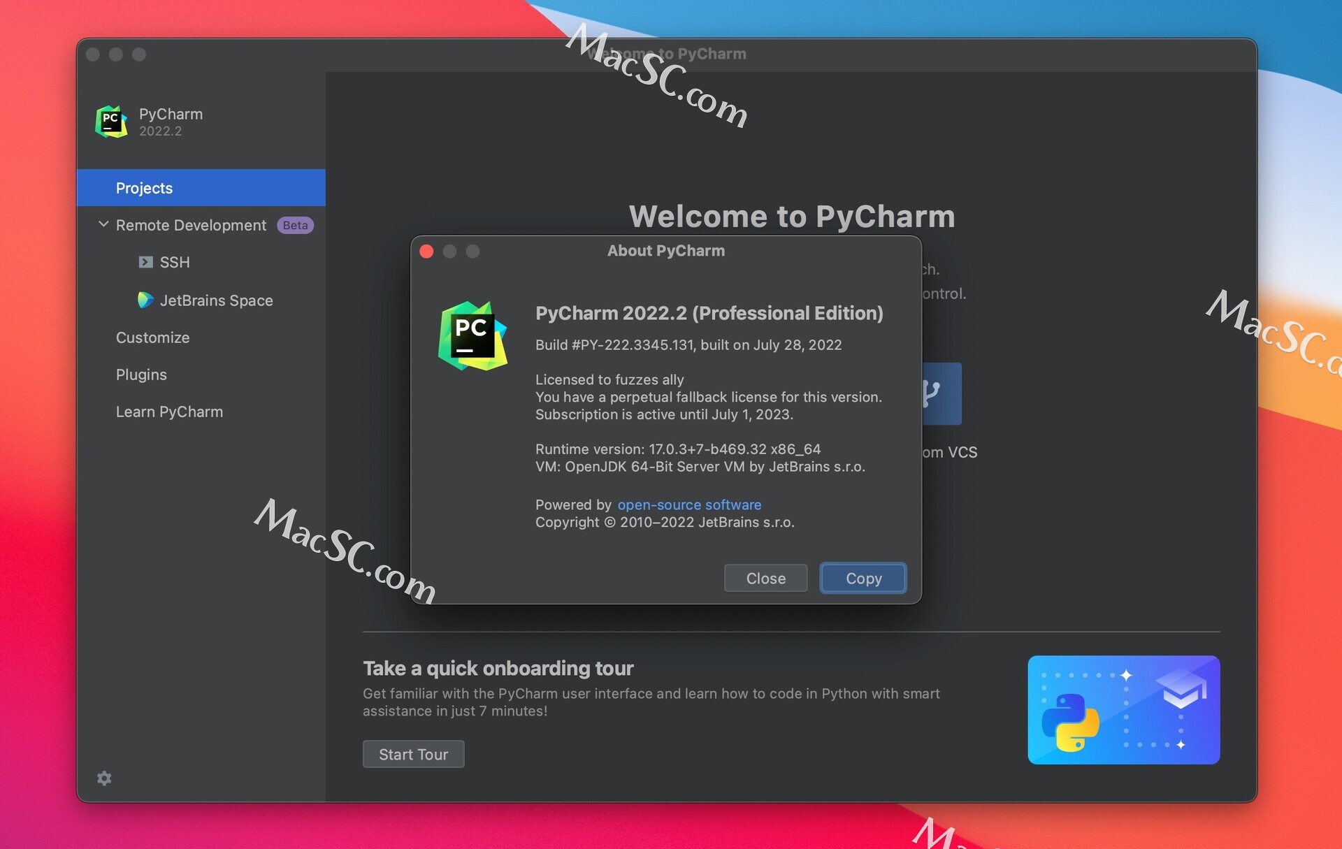 JetBrains pycharm pro 2022 for mac(Python编辑开发)中文版