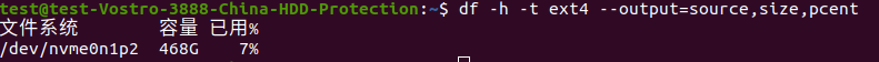 Linux操作系统之检查磁盘空间df命令