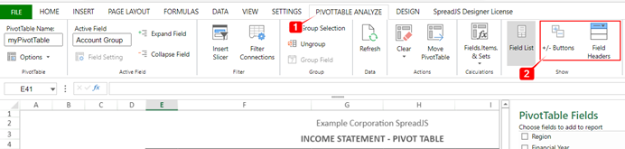 基于纯前端类Excel表格控件实现在线损益表应用