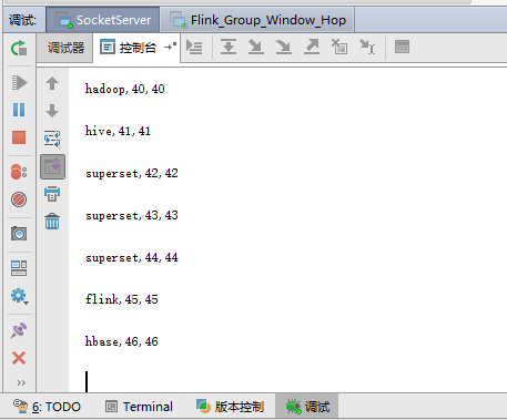 （3）FlinkSQL滑动窗口demo演示