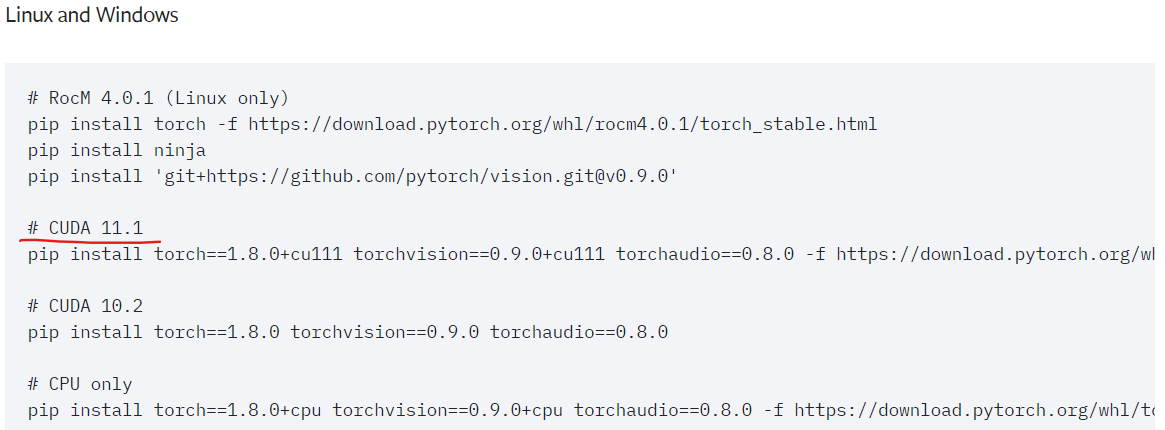 在anaconda环境中使用conda命令安装cuda、cudnn、tensorflow（-gpu）、pytorch