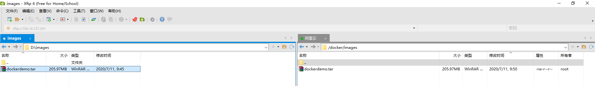 Docker：docker镜像与容器的导入和导出