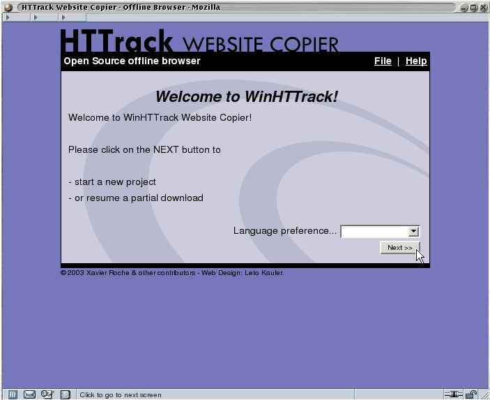 一款开源且超好用的网站克隆机 HTTrack