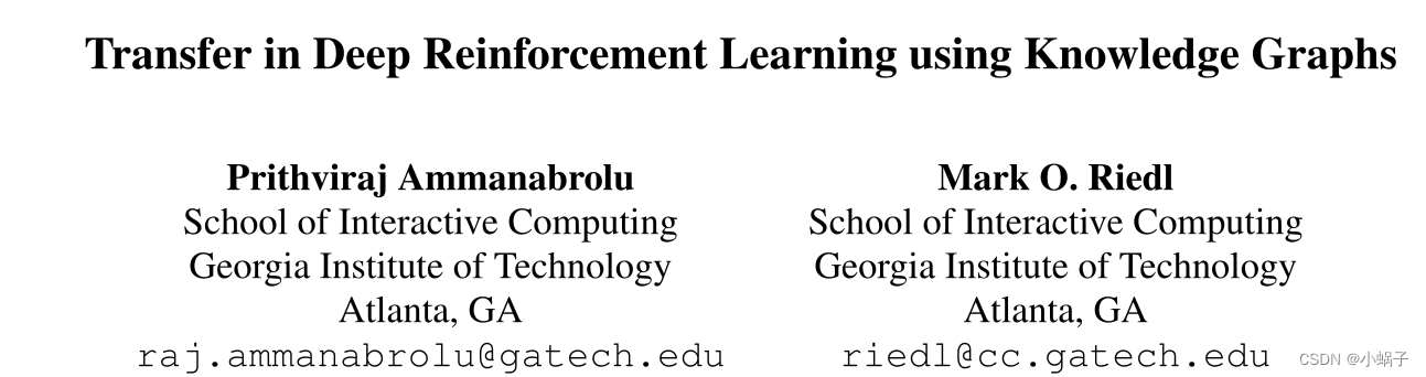Transfer in Deep Reinforcement Learning using Knowledge Graphs