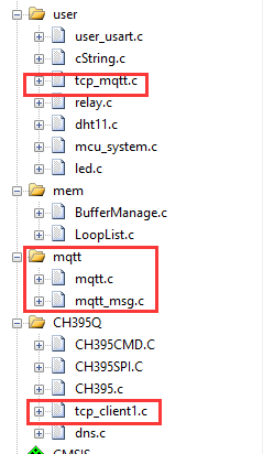 0-STM32G070+CH395Q基本控制篇(自建物联网平台)-整体运行测试-STM32+CH395Q连接MQTT服务器