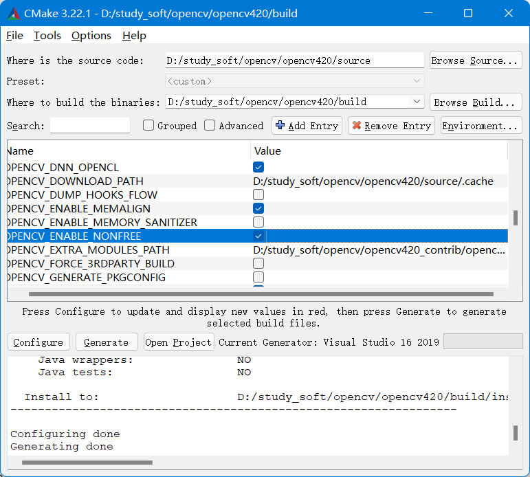 快速上手opencv_contrib安装（Windows11）
