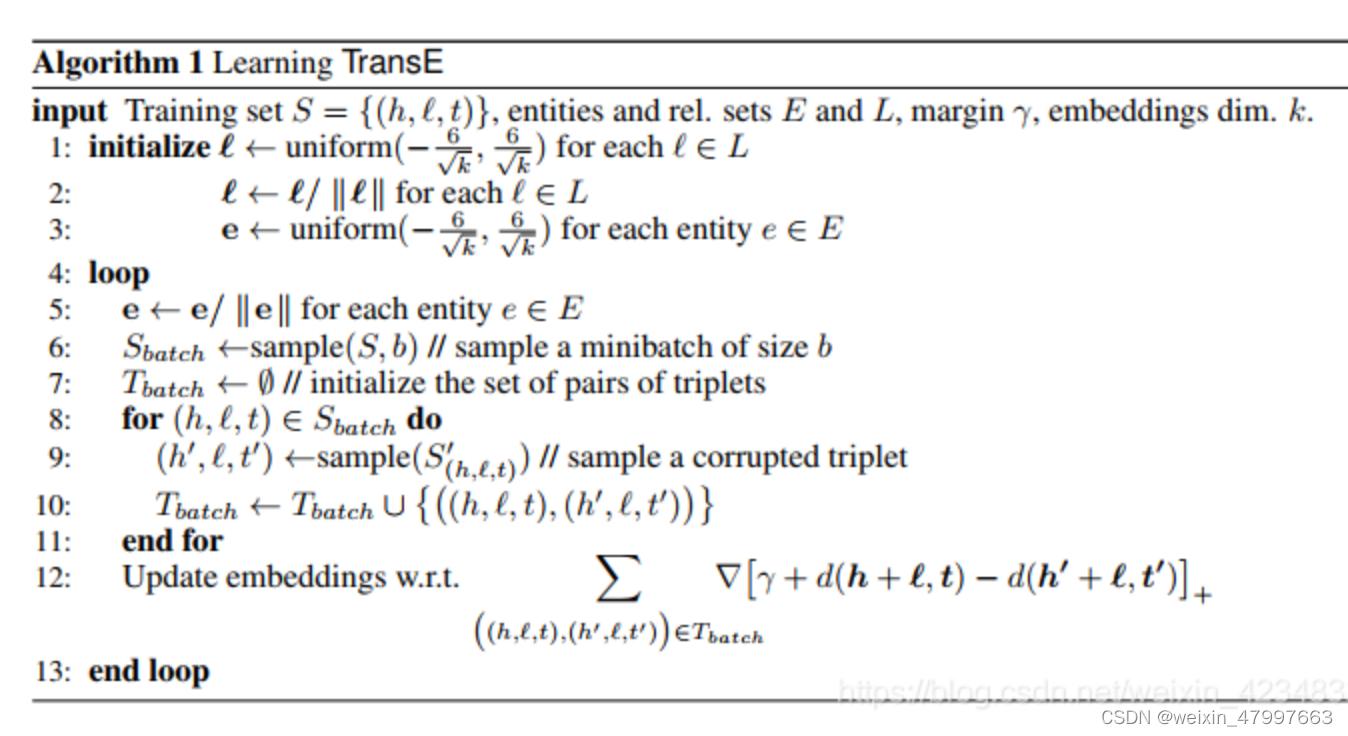 trans系列平移距离模型