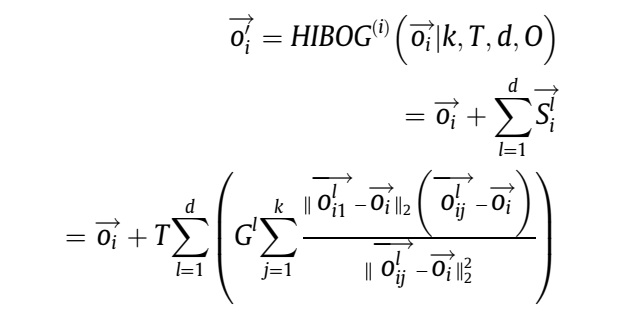 HIBOG: Improving the clustering accuracy by amelioratingdataset with gravitation论文笔记