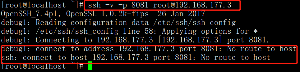 Linux下使用ssh测试端口是否开启