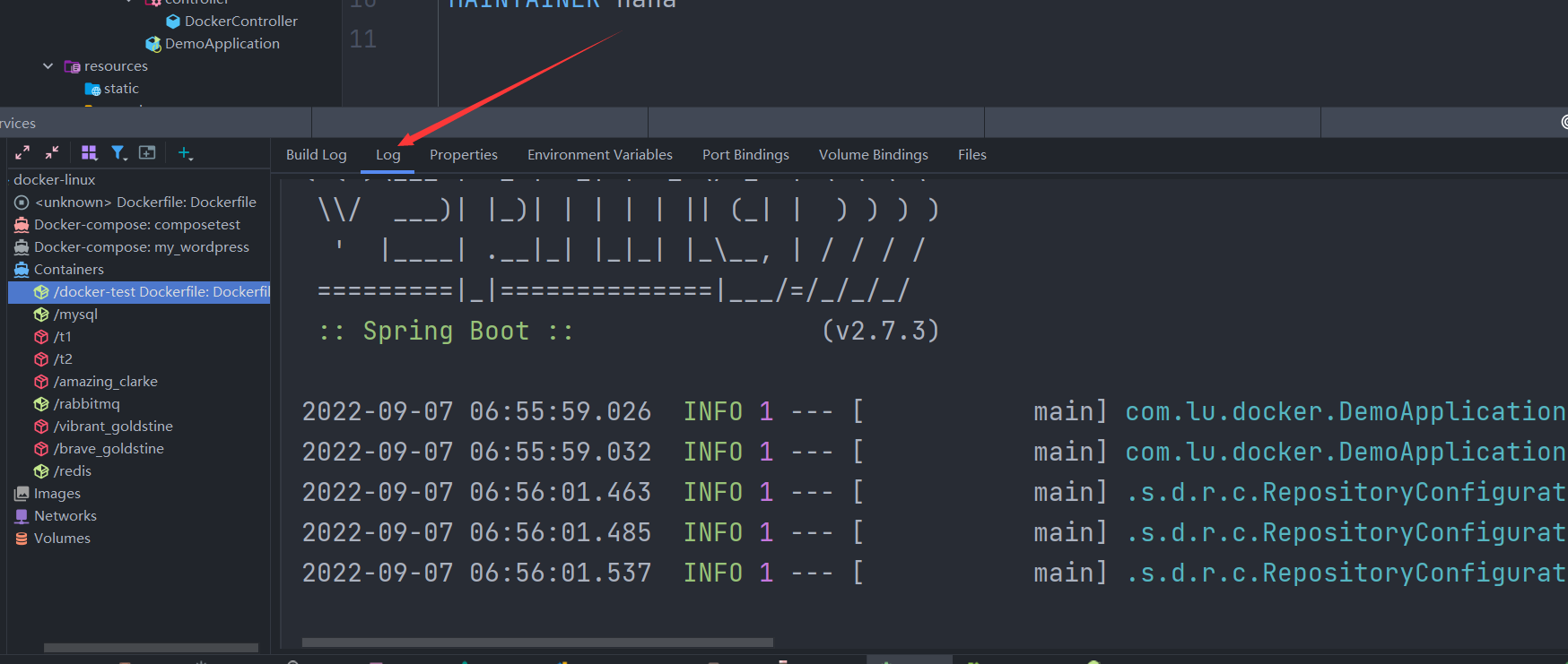 IDEA 使用插件连接远程 Docker (Dockerfile)