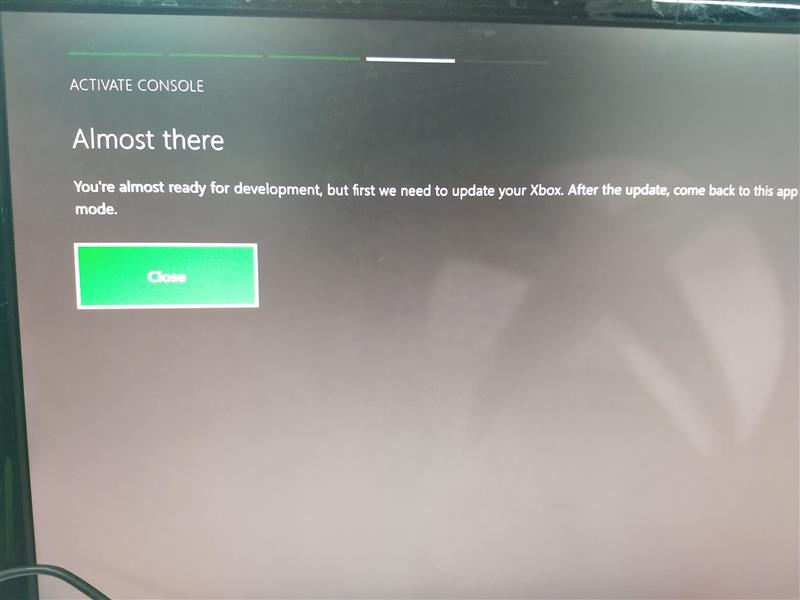 Xbox无法进入开发者模式