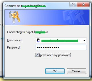 Nuget私服老是弹输入用户名密码框