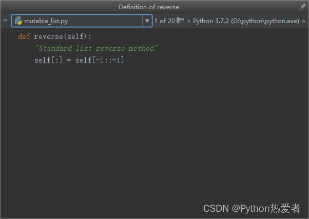 Python：五种方法实现“字符串反转”