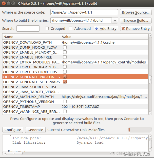 Ubuntu16桌面版编译和安装OpenCV4