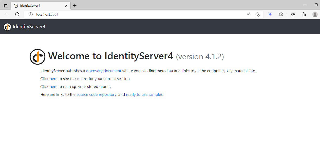  Identity Server 4使用OpenID Connect添加用户身份验证(三)