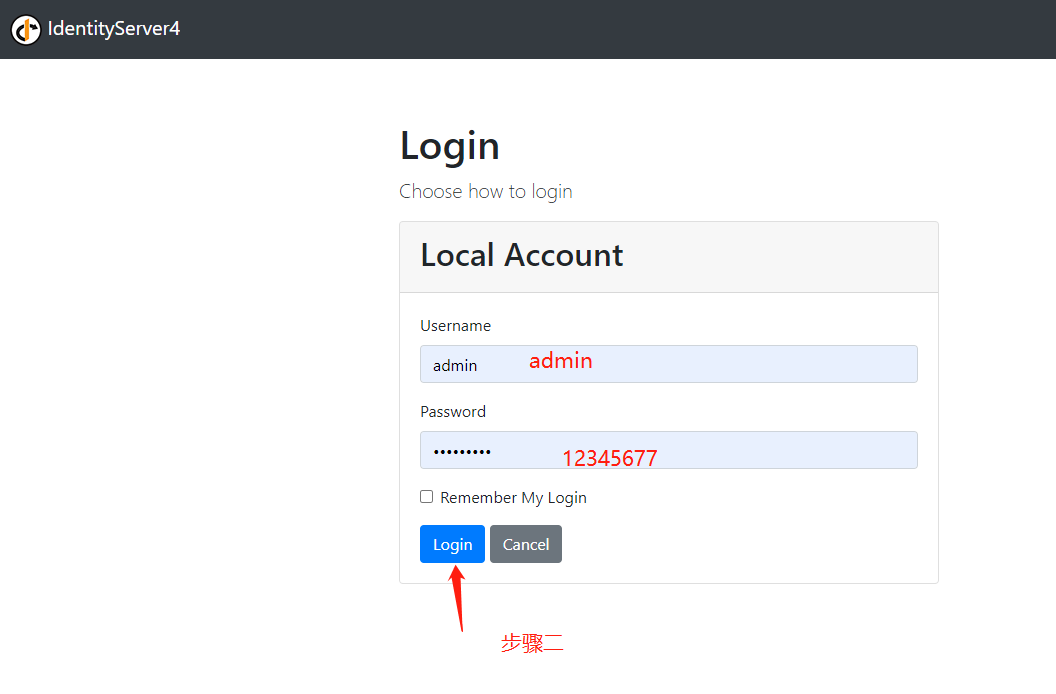  Identity Server 4使用OpenID Connect添加用户身份验证(三)