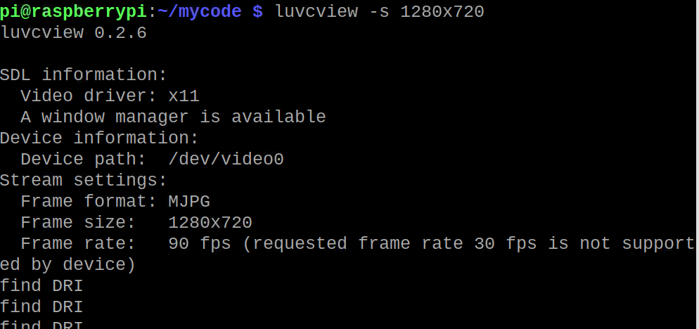 【CV】树莓派+OpenCV-python解决摄像头分辨率及帧率过低无法调整问题