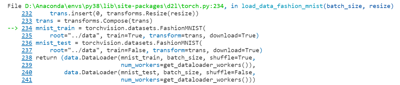 【Pytorch】加载本地FashionMNIST数据文件