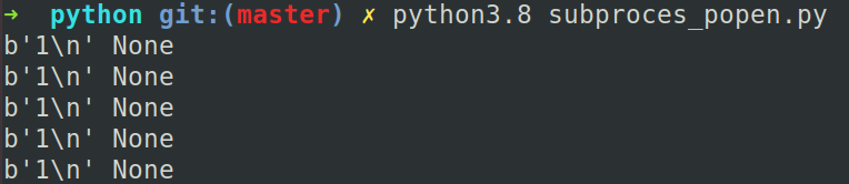 Python subprocess的使用