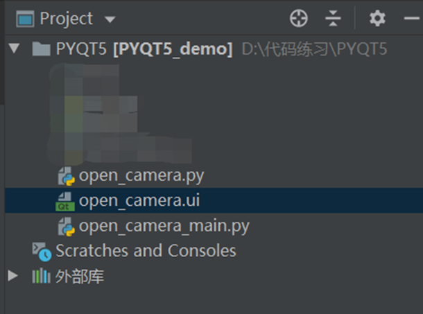 使用PYQT5打开电脑摄像头并进行拍照