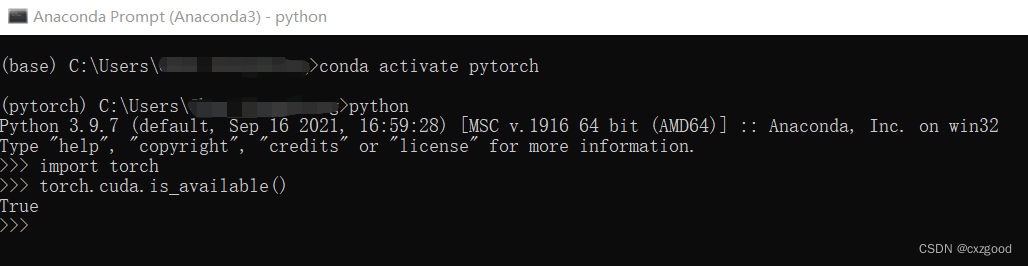 安装pytorch深度学习环境（GPU版）和pycharm