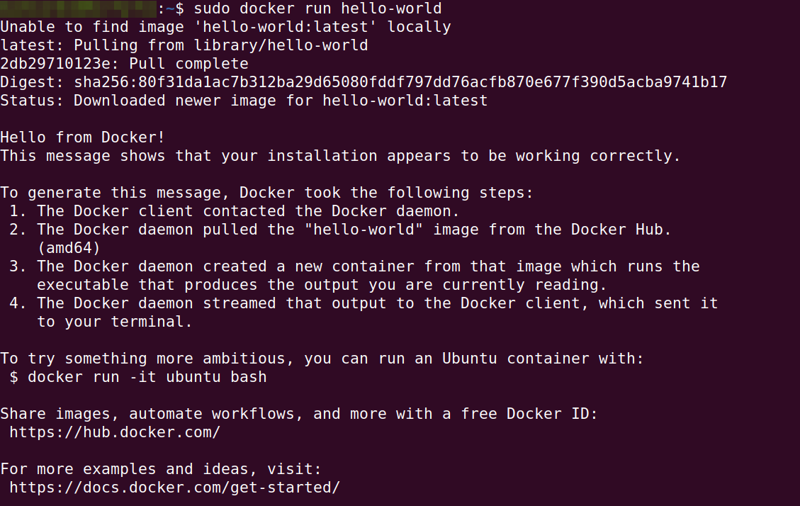 Ubuntu 20.04安装Docker及相关设置