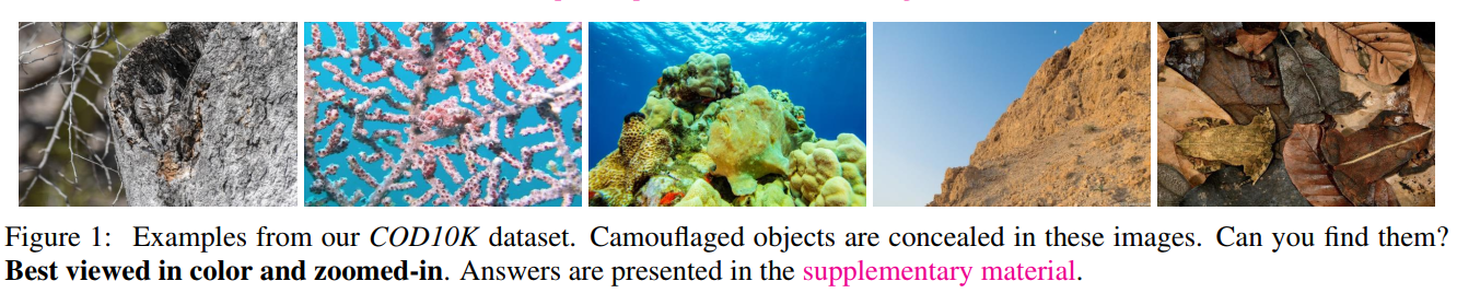 Camouflaged Object Detection
