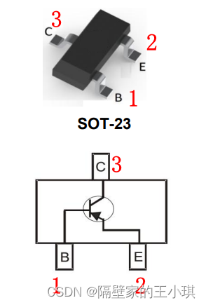 SOT-23和SOT-223三极管及MOS管封装区别以及示意图