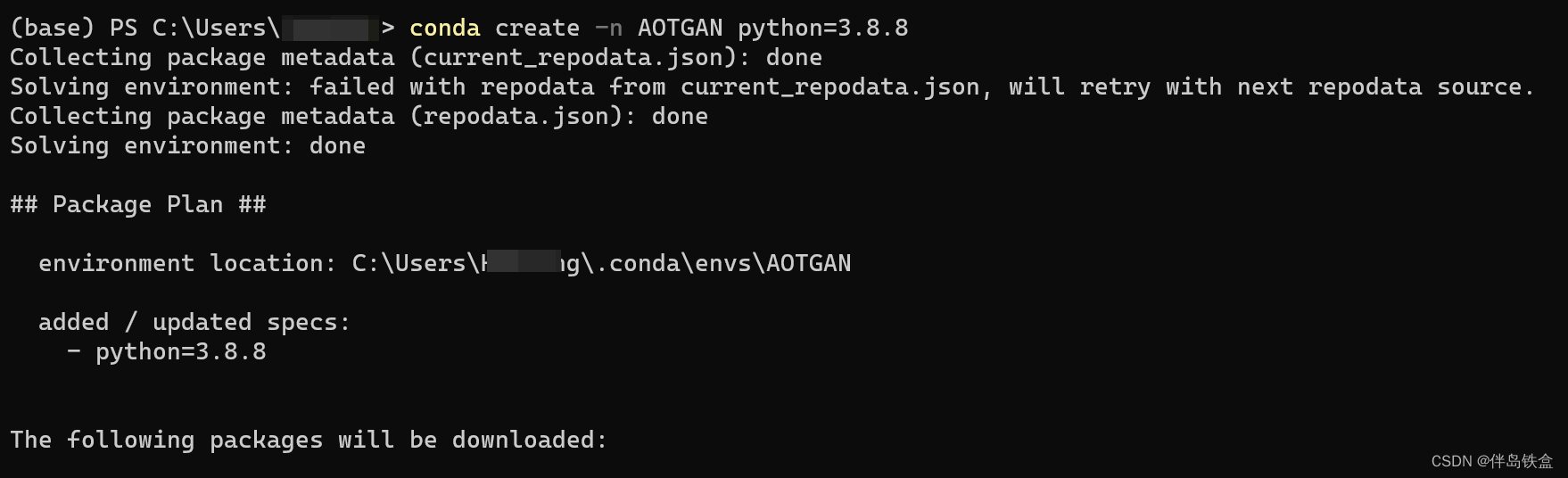 解决新创建的anaconda环境在C:Usersxxx.condaenvs，而不在anaconda安装目录下的envs中
