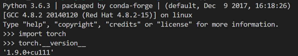 在Linux服务器上安装cuda11版pytorch
