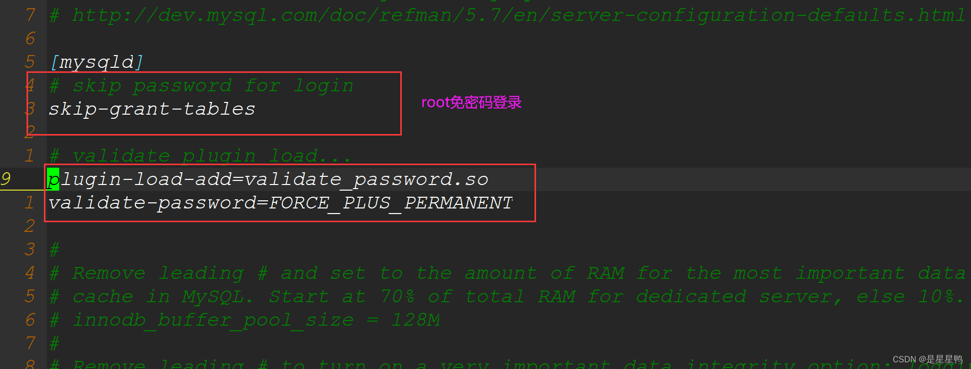 MySQL修改安全策略时报错：ERROR 1193 (HY000): Unknown system variable ‘validate_password_policy‘的解决方法