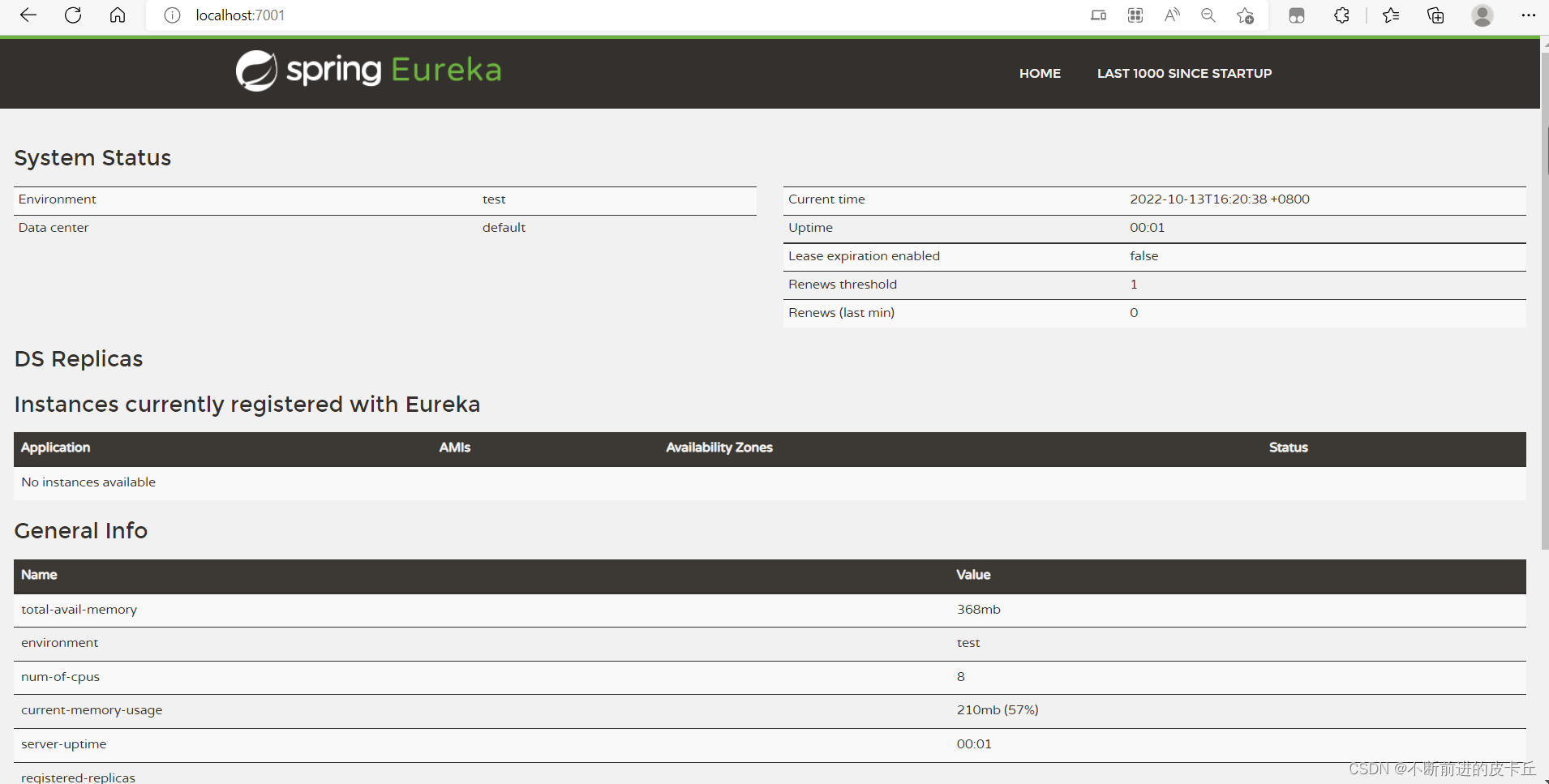 Eureka服务注册与发现