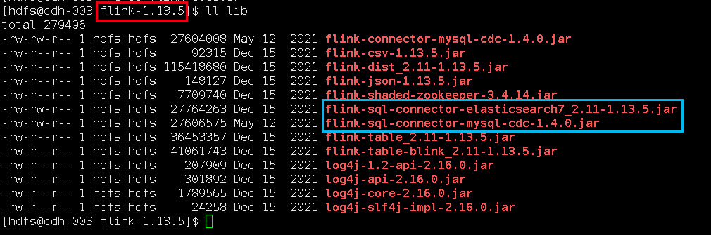 flink-cdc实时同步mysql数据到elasticsearch