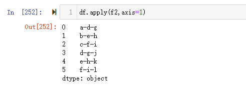 Pandas 模块-操纵数据(6)-DataFrame 使用自定义函数