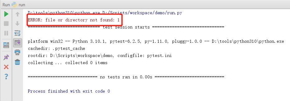 【pytest】pytest.ini执行时报错:UnicodeDecodeError: ‘gbk‘ codec can‘t decode byte 0xaa in position 15