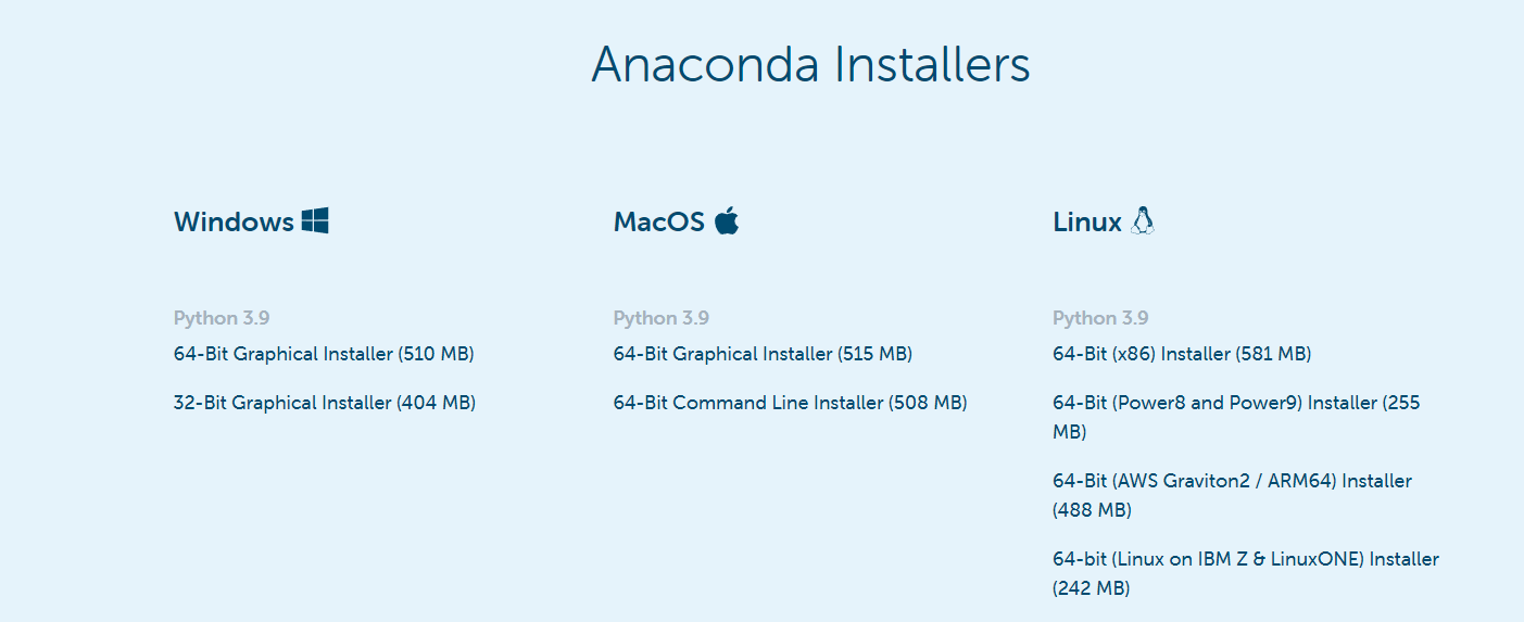 Anaconda下载安装与手动配置环境变量