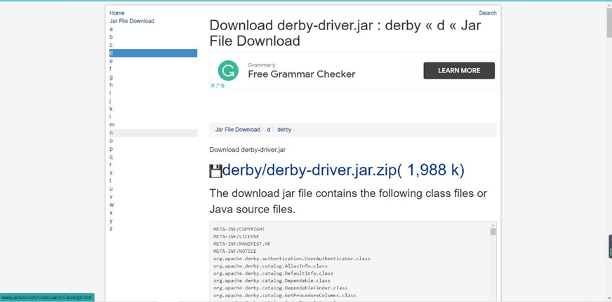 Derby 和 Sqlite 数据库的配置与使用