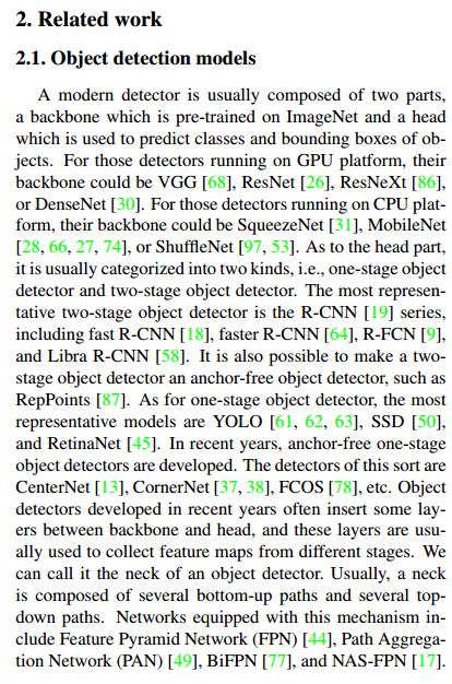 深度学习论文翻译解析：YOLOv4: Optimal Speed and Accuracy of Object Detection